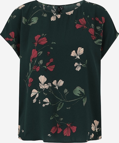 Vero Moda Petite Bluza 'VMNEWHALLIE' u boja pijeska / maslinasta / kraljevski zelena / tamno crvena, Pregled proizvoda