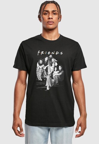T-Shirt 'Friends - Group Stairs' ABSOLUTE CULT en noir : devant