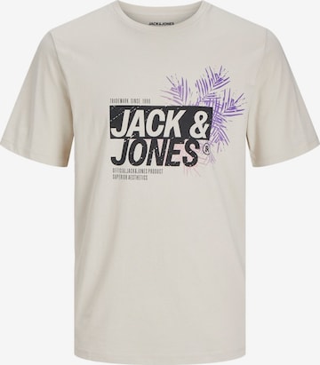 JACK & JONES Футболка 'JJJaxon' в Бежевый: спереди