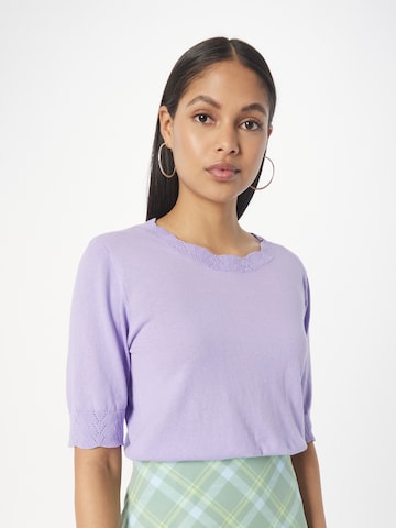 Pull-over 'Louisa' Noa Noa en violet : devant