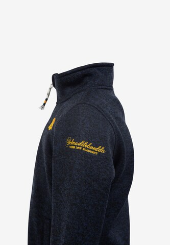 Schmuddelwedda Fleece Jacket in Blue