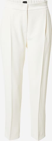 Marella Regular Pleat-Front Pants 'IZABEL' in White: front