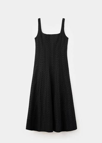 MANGO Kleid 'Cardio' in Schwarz