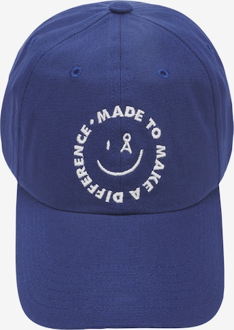 ARMEDANGELS Mütze YENAAS SMILEY Å in Blau: Vorderseite