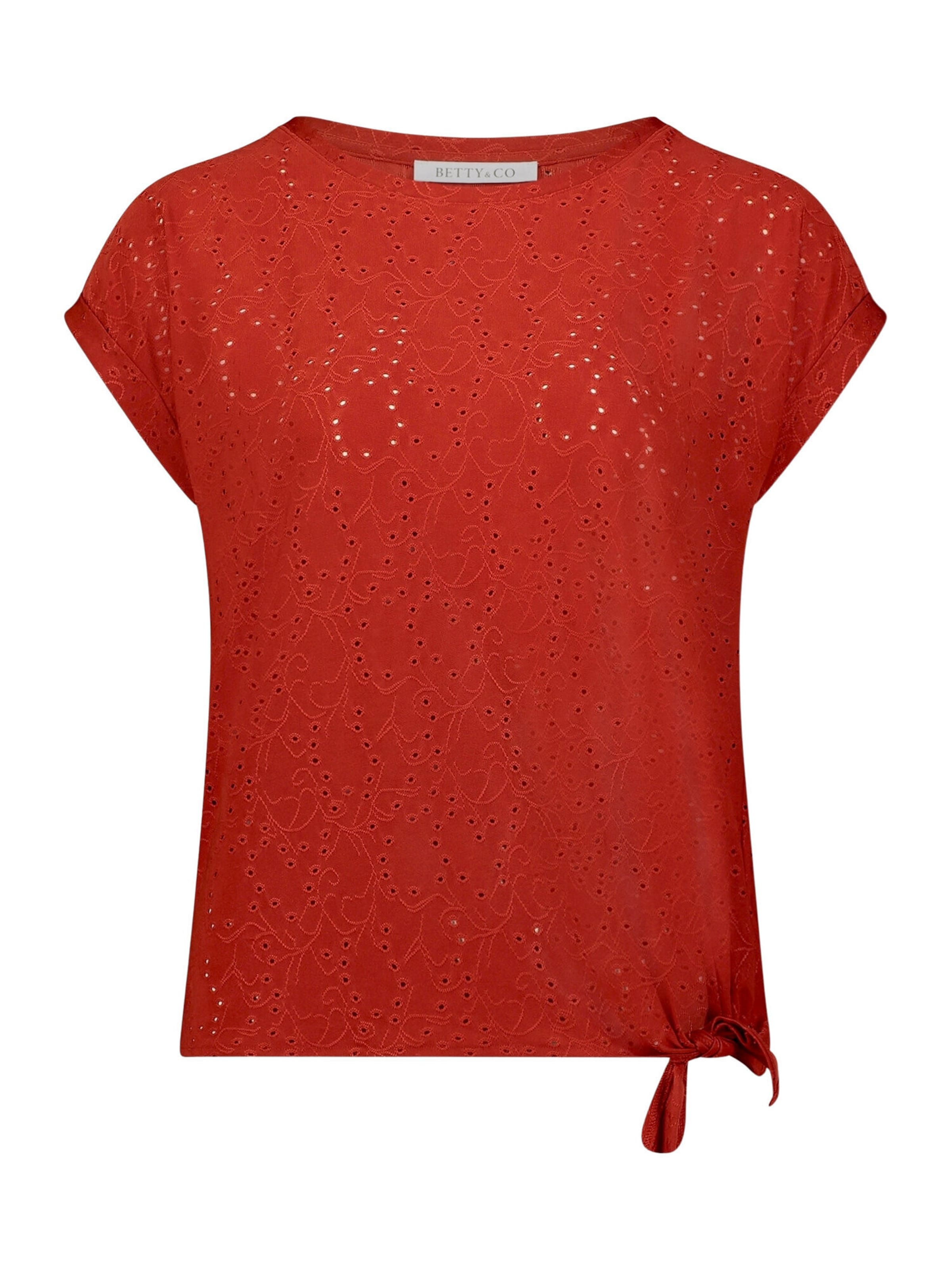 Betty & Co Shirt in Rood: voorkant