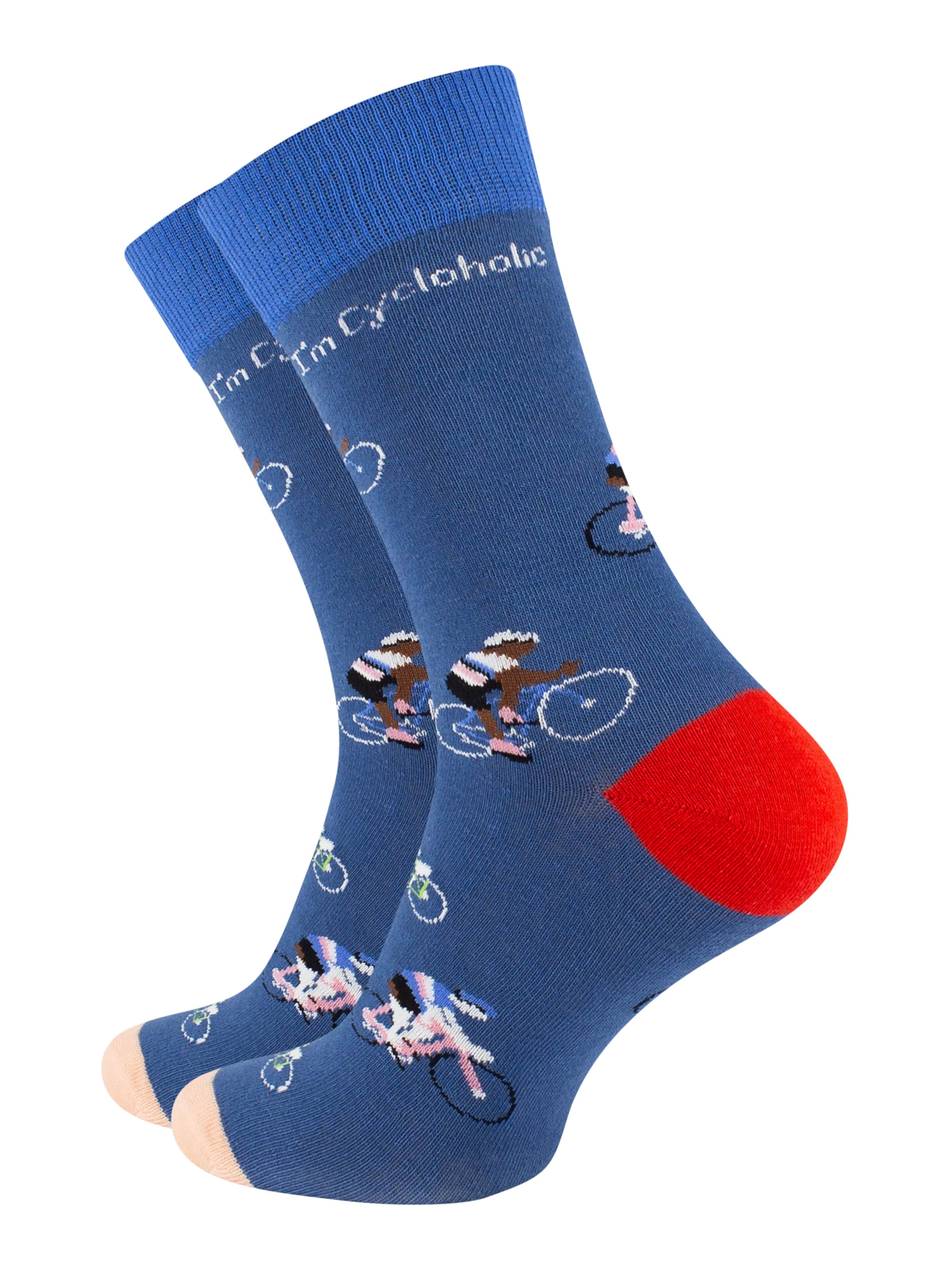Vincent Creation Socken in Blau: Vorderseite