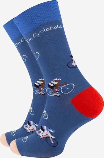 Vincent Creation Socken in 36-40 in beige / blau / rot, Produktansicht