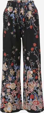 KOROSHI Regular Trousers in Black: front