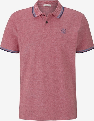 TOM TAILOR Poloshirt in Rot: predná strana