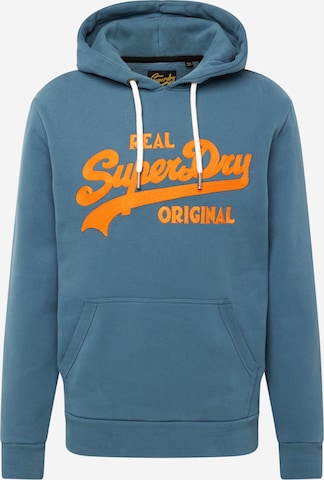 Superdry - Sweatshirt 'Soda' em azul: frente