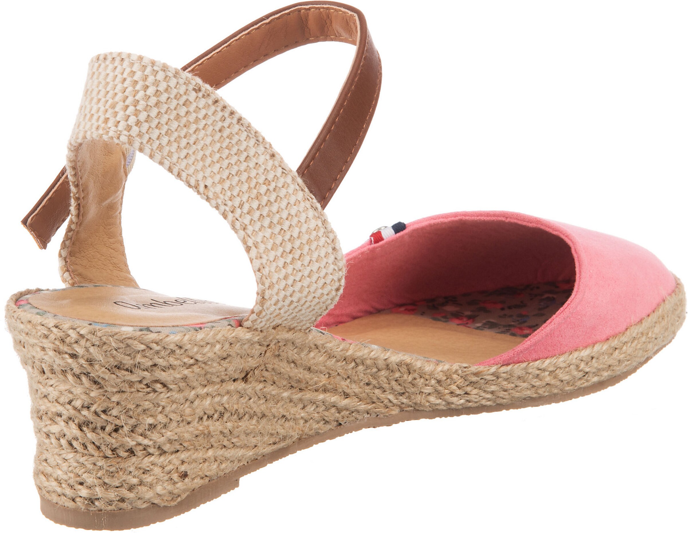 Frauen Sandalen ambellis Classic Sandalette mit Keilabsatz in Pink - MD14932