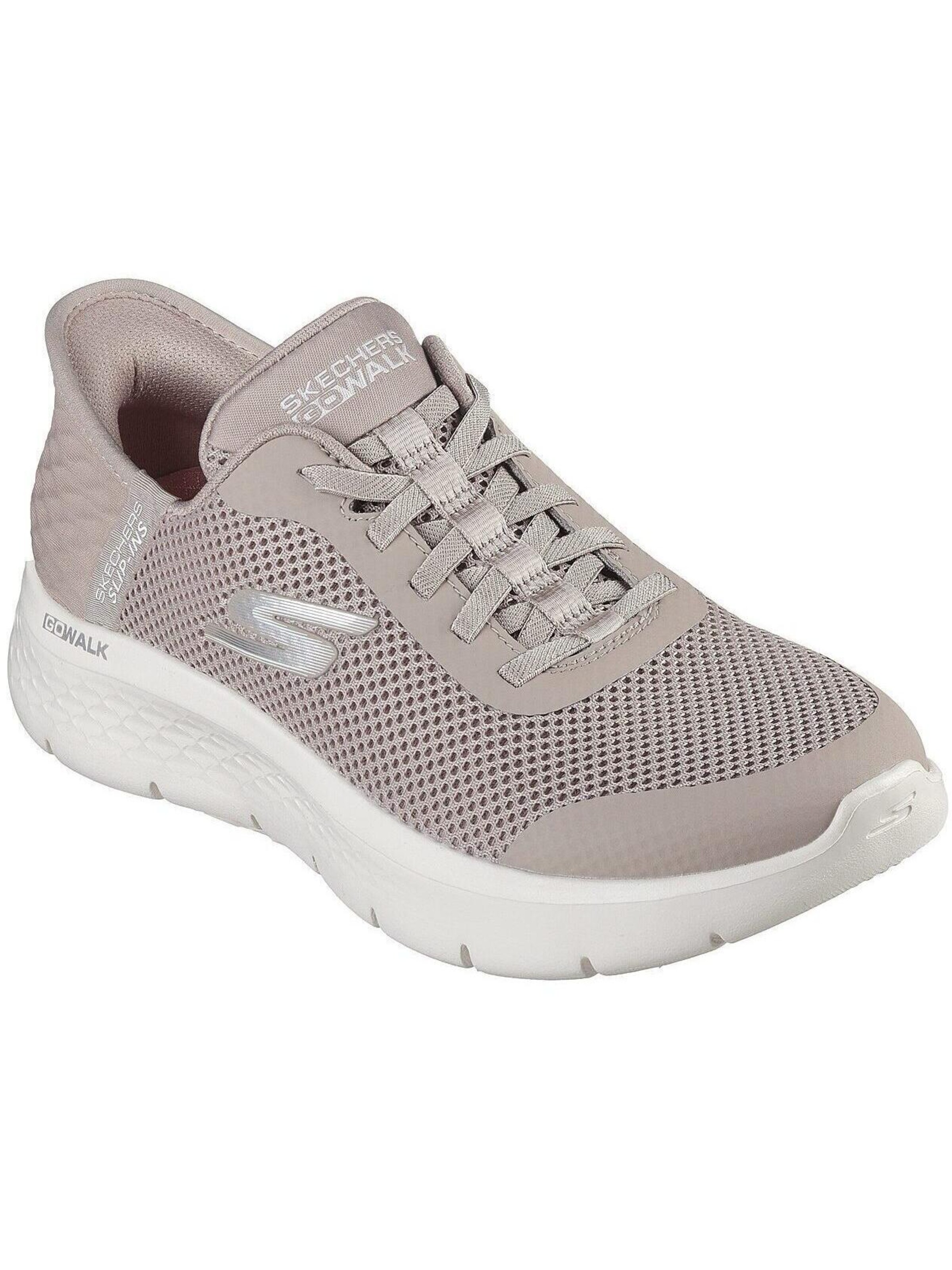 SKECHERS Sportschoen 'Skechers Go Walk Flex - Grand' in Beige: voorkant