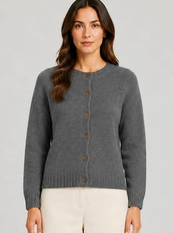 Opal Studio Knit cardigan ' Filuca ' in Grey: front