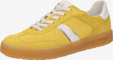 SIOUX Sneakers laag 'Tedroso' in Geel: voorkant