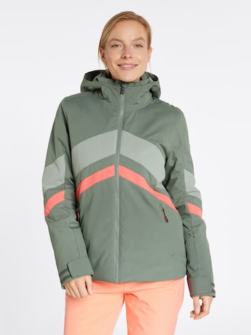 ZIENER Athletic Jacket 'Telia' in Green: front