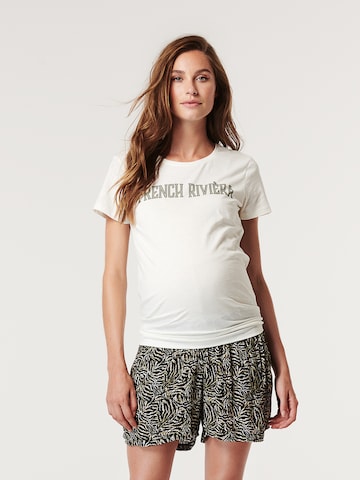 T-shirt 'French Rivera' Supermom en blanc : devant