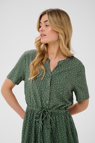 Cream Jurk 'CRTiah' in Groen