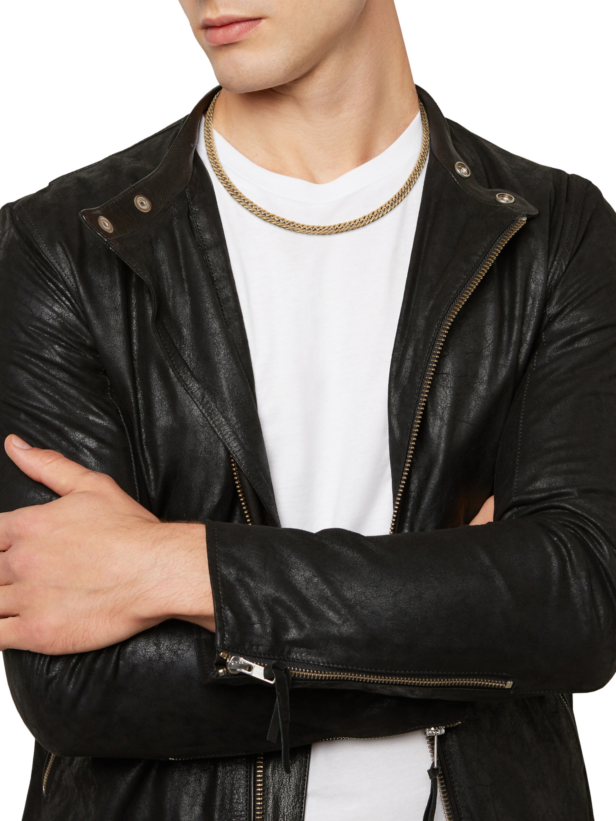 Chaîne Breil en or : devant