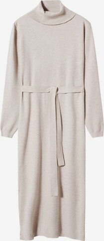 MANGO Knitted dress 'Vieira' in Grey: front