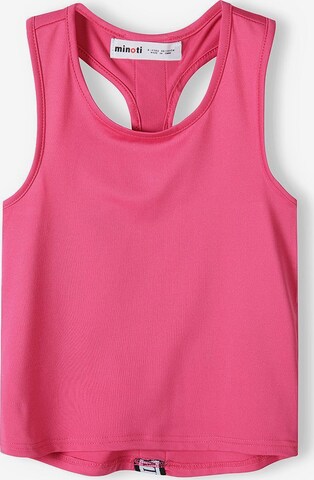 MINOTI Performance Shirt in Pink: front