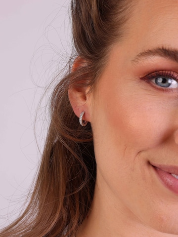 Lucardi Oorbellen in Zilver: voorkant