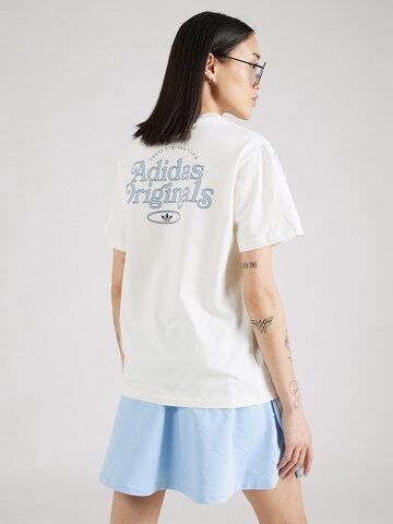 T-shirt ADIDAS ORIGINALS en blanc : devant