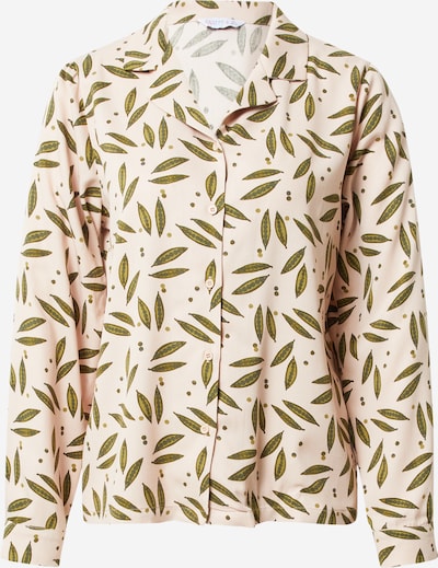 Compania Fantastica Blouse 'Camisa' in Beige / Green, Item view