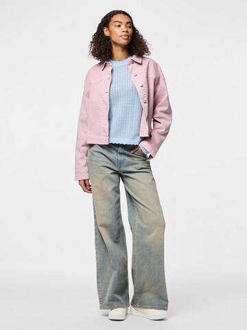 PIECES Overgangsjakke i pink