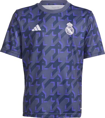 ADIDAS PERFORMANCE - Camisa funcionais 'Real Madrid' em azul: frente