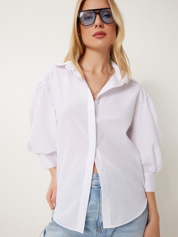 Happiness İstanbul Μπλούζα σε λευκό