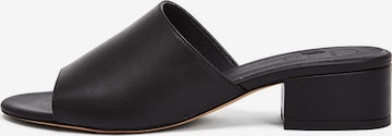 NINE TO FIVE Mules 'Maia' in Black: front