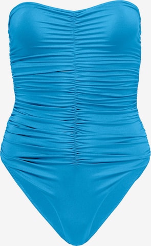 ONLY ثوب السباحة بلون أزرق: الأمام