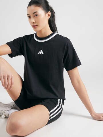 T-shirt fonctionnel ADIDAS SPORTSWEAR en noir : devant