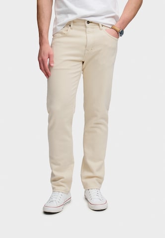 balta Superdry & Co Prigludęs Džinsai: priekis