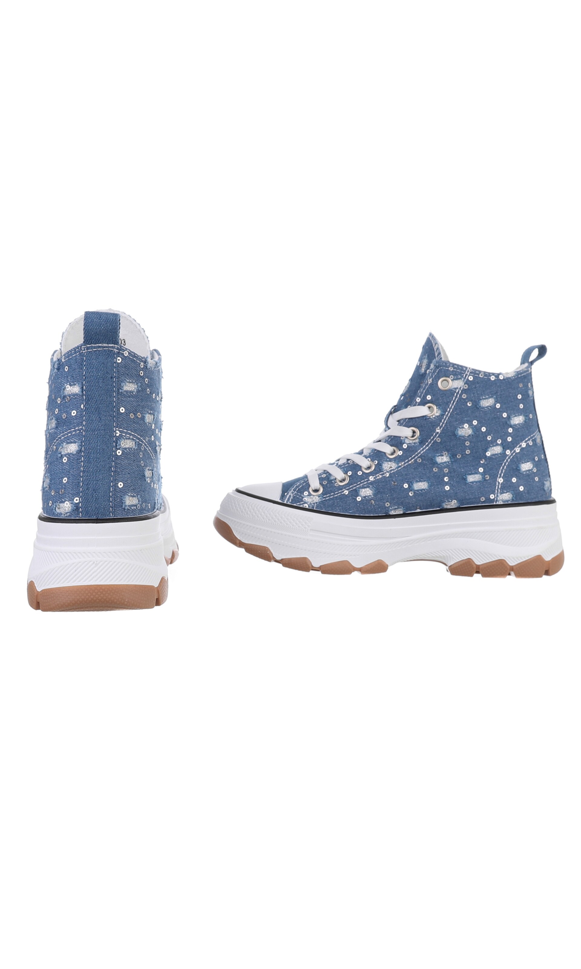 Ital-Design Sneaker in Blau