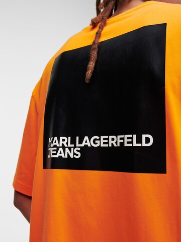 KARL LAGERFELD JEANS - Camiseta en naranja