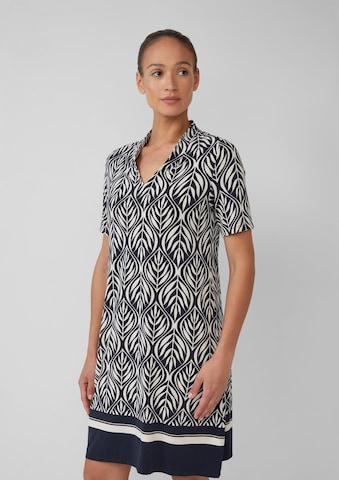 s.Oliver BLACK LABEL Jurk in Blauw: voorkant