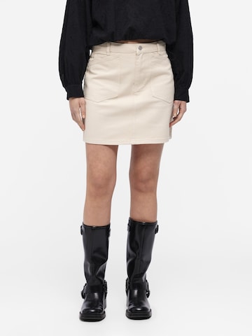 OBJECT Skirt in Beige: front