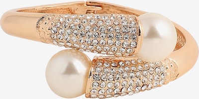 SOHI Náramek 'Saphira' - zlatá / průhledná / perlově bílá, Produkt