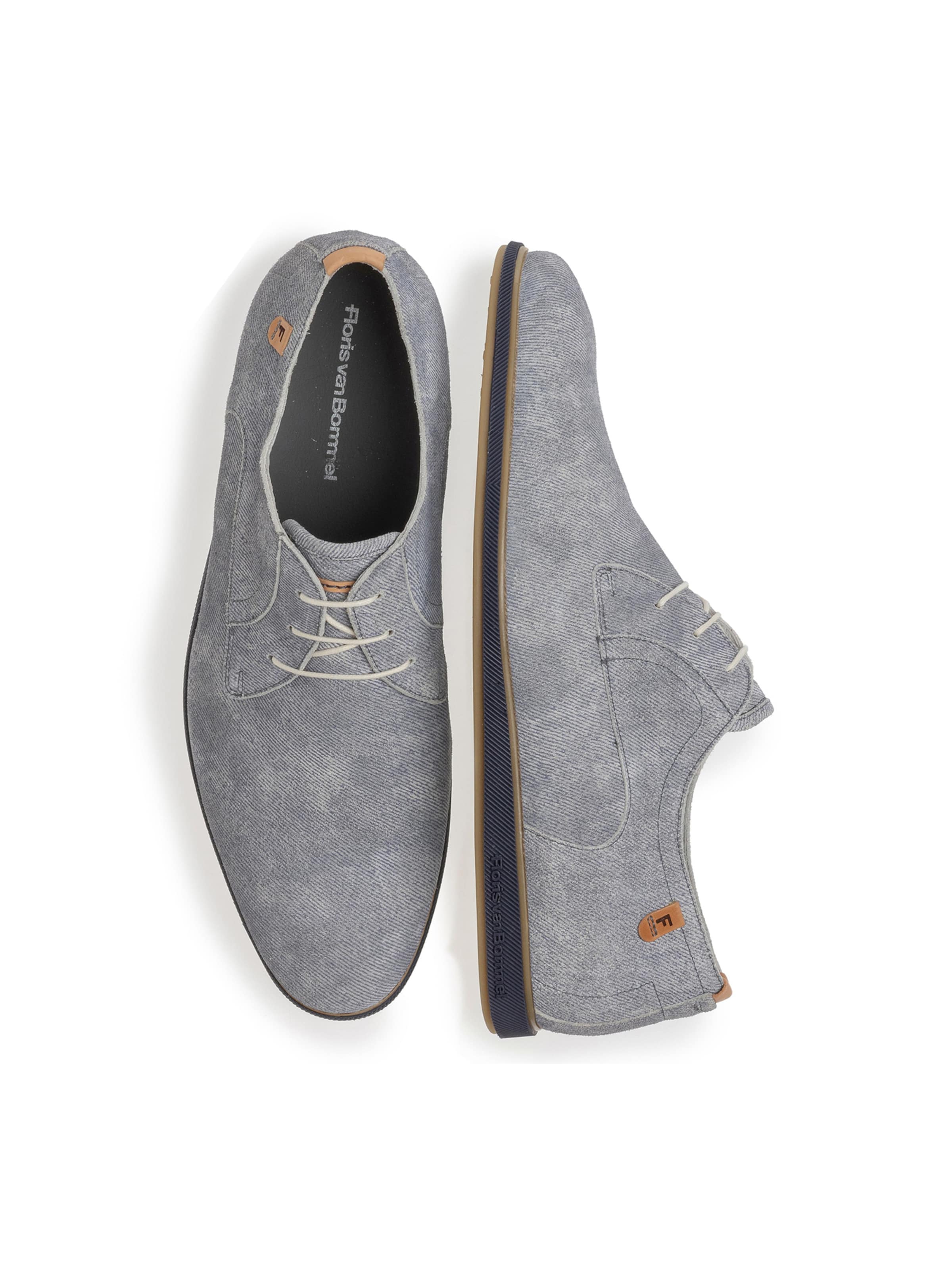 Floris van Bommel Lace-Up Shoes 'Presli 02' in Grey