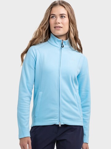 Veste en polaire fonctionnelle 'Leona3' Schöffel en bleu : devant