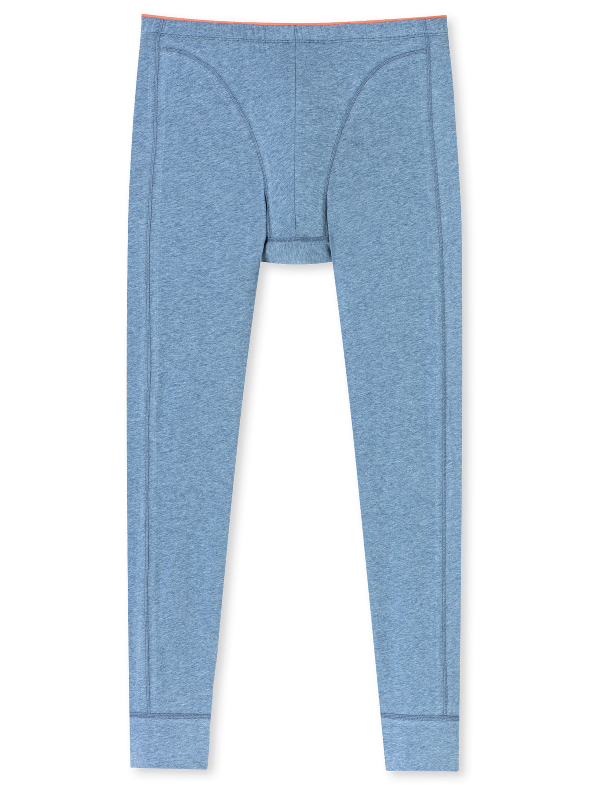 SCHIESSER Lange Unterhose in Blau: Vorderseite