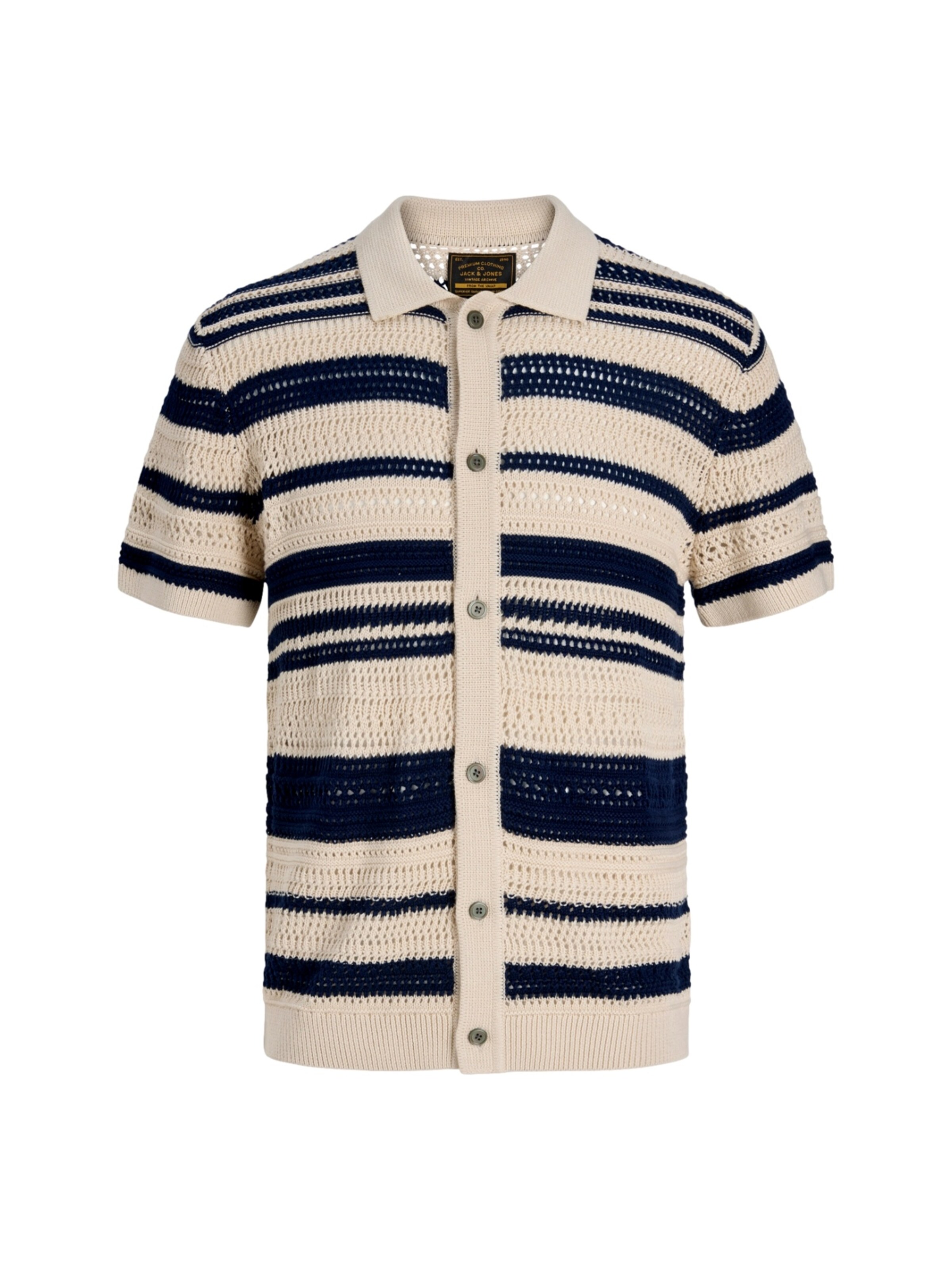 JACK & JONES Poloshirt 'Bluhamilton' in Beige: Vorderseite