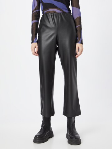 ICHI Boot cut Trousers in Black: front