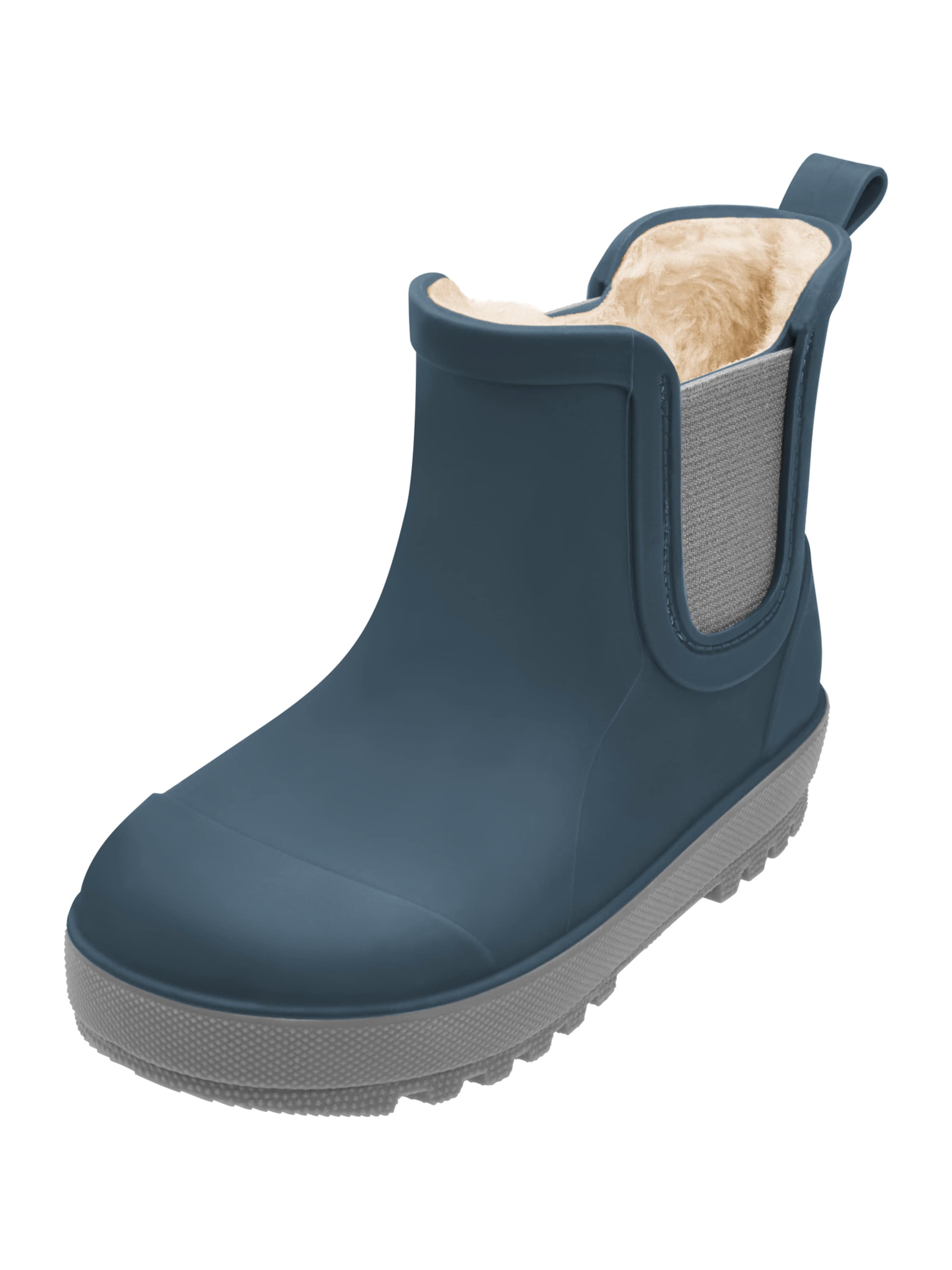Bottes en caoutchouc PLAYSHOES en bleu : devant