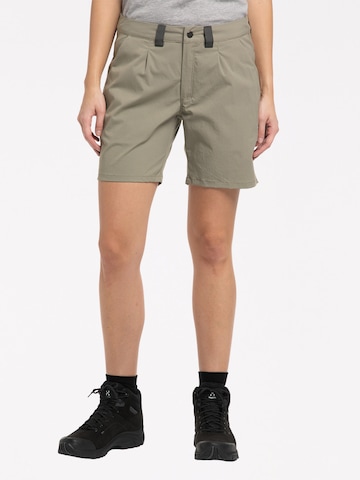 Haglöfs Regular Outdoor Pants 'Mid Solid' in Green: front