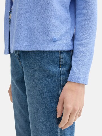 TOM TAILOR Strickjacke in Blau