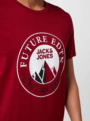 JACK & JONES Póló 'ISIAH' - piros