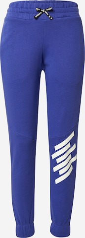 Superdry Tapered Workout Pants 'Train Core' in Blue: front