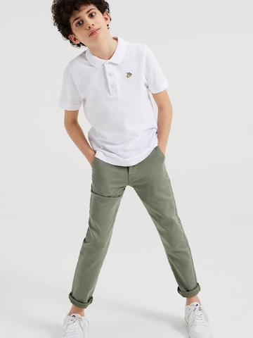 WE Fashion Slim fit Trousers in Green